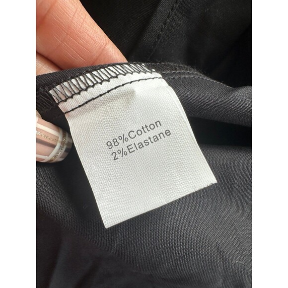 Bbonlinedress Fit Flare Square Neckline Cap Sleeve Classic Little Black Dress XL - Picture 5 of 6